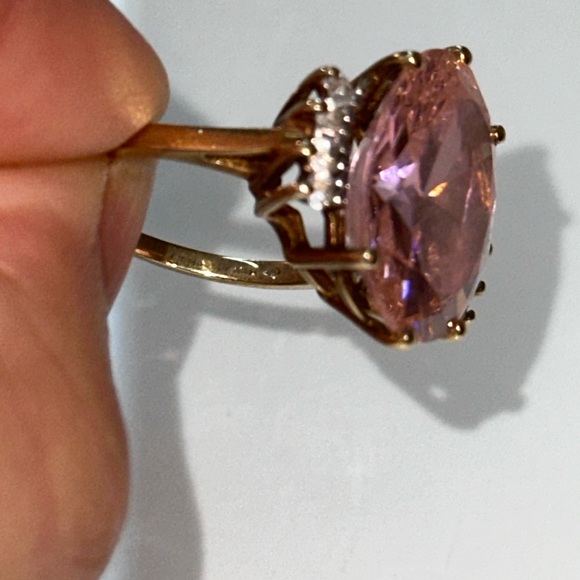 10k pink ice ring - Picture 4 of 4